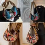 Casual Messenger Crossbody Bag – Black & Brown Shoulder Bag - Image 2