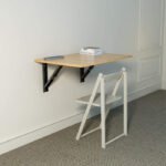 Wall Mounted Folding Table – Compact Study, Laptop & Dining Solution - Image 2