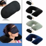 3-in-1 Travel Neck Pillow Set – Memory Foam, Eye Mask & Earplugs - Image 3