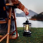 Retro Portable Camping Lamp – Vintage Rechargeable LED Lantern - Image 4