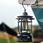 Retro Portable Camping Lamp – Vintage Rechargeable LED Lantern - Image 3