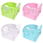 Corner Bathroom Shelf Organizer – Plastic Wall Rack for Shower & Toiletries