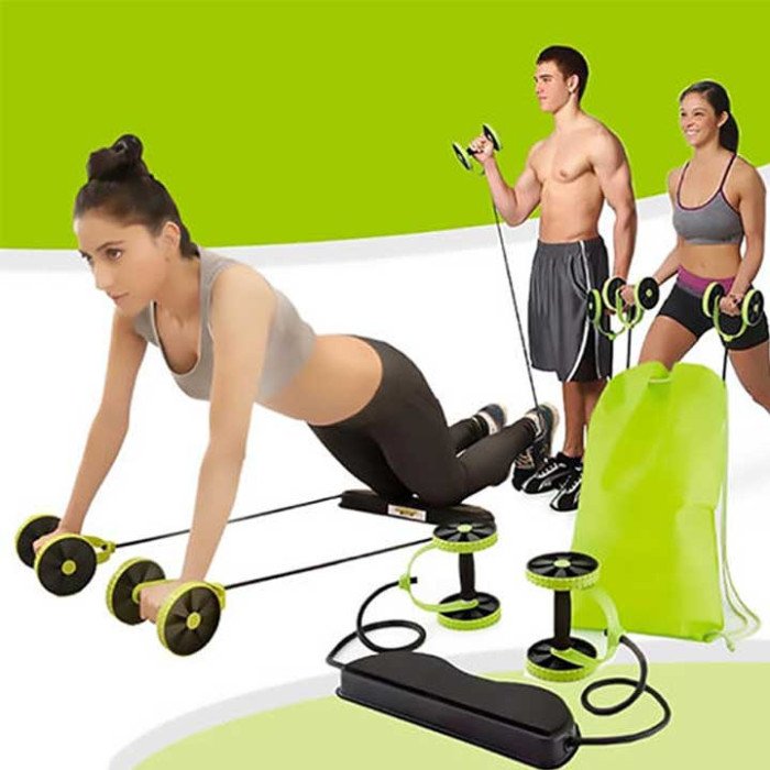 1723384391-sellmart-4111 Revoflex Xtreme Home Gym Exercise Equipment – Abs & Core Trainer Set - Image 1