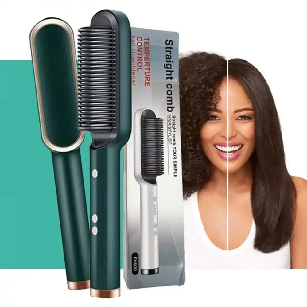 65dc61f0a7fd2 Hair Straightening Comb – Fast Heating, Anti-Frizz & Easy Styling - Image 1