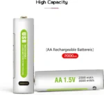 USB Rechargeable Battery 2piece – Long-Lasting Power for Toys & Home Appliances - Image 8