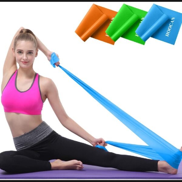 Yoga Stretch Band – Elastic Fitness Band for Training, Pilates & Home Workouts