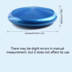 Inflatable Balance Cushion Half Ball – Yoga, Massage & Rehabilitation Trainer with Pump - Image 3