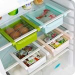 5 piece Refrigerator Fresh-keeping Partition Layer Kitchen Organization Storage Box