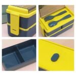 49OZ Bento Box for Adults – Stackable Lunch Container, Leak-Proof & Microwave Safe - Image 5