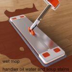 Milton M6 360° Flat Mop for Floor Cleaning | Washable Microfiber Pads - Image 11