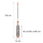 Milton M6 360° Flat Mop for Floor Cleaning | Washable Microfiber Pads - Image 7