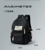 2023 New Large Capacity Backpack for Junior Senior High School Students Travel Computer Bag, Men's and Women's Same Style Book Bag - Image 3