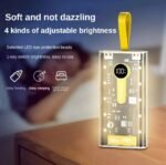 20000 mah Power Bank 22.5W Fast Charging PD Transparent Power bank with Night Light By MMM - Image 3