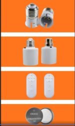 Smart B22 to E27 LED Lamp Holder with Wireless Remote | AC 85-265V | Timer Control | Adjustable Light Socket Converter - Image 4