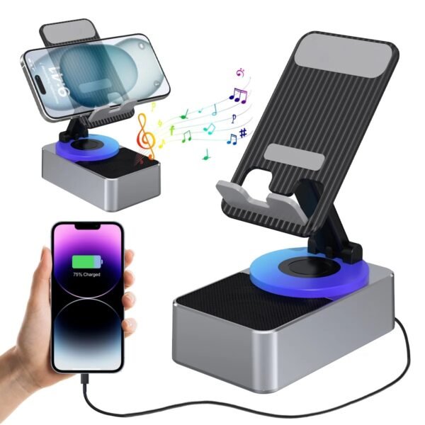 WYS-2301BT Premium Phone Stand with Bluetooth Wireless Speaker