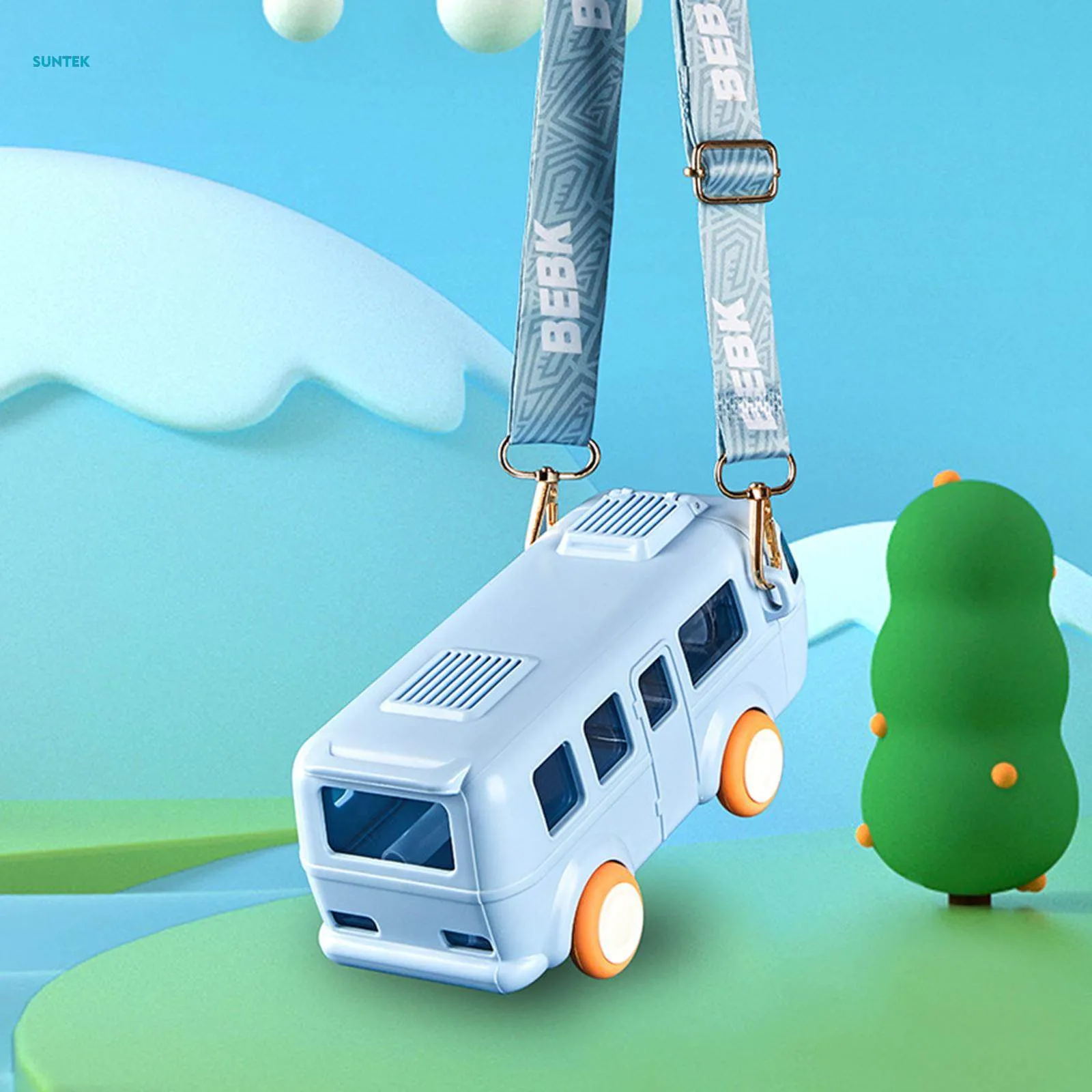 fcb3f0964a0809e518a3b46ecbdf35b4.jpg_2200x2200q80.jpg_ Cute Water Bottle, Bottle, Toy Bus Children's Water Cup Drinking Bottle Kids Leakproof Kid Water Bottle - Image 1