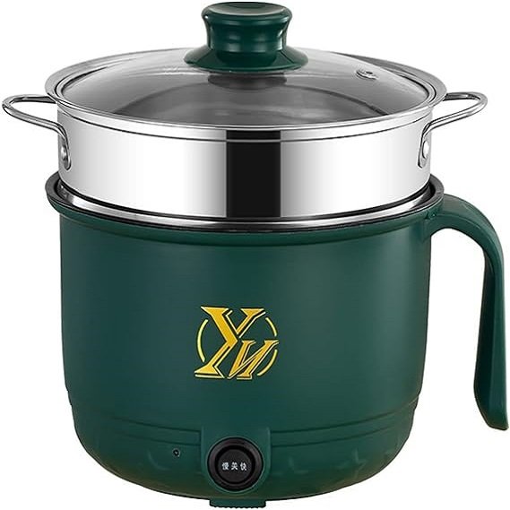 Wenhuo Mini Electric Multifunction Cooker 18 cm (0.5 Ltr.) - Green